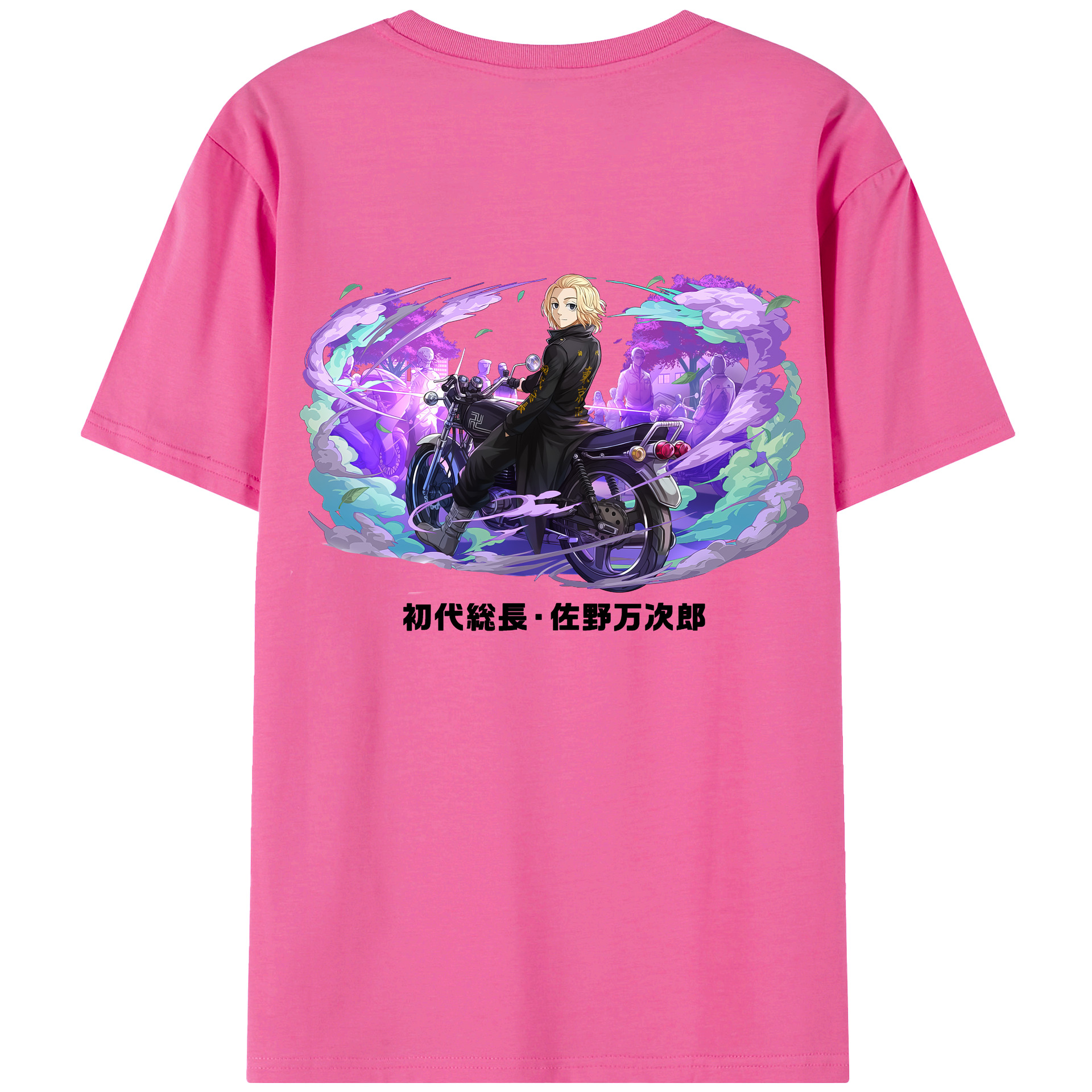 （画像用） 東京リベンジャーズ Tokyo Revengers レディース半袖Tシャツ(バックプリント)